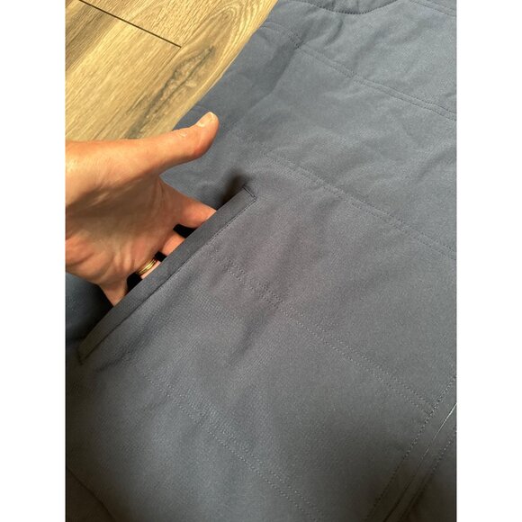 TravisMathew Mens XXL Navy Quilted Puffer Golf Vest With Zip-Up Front & Pockets - Picture 2 of 9